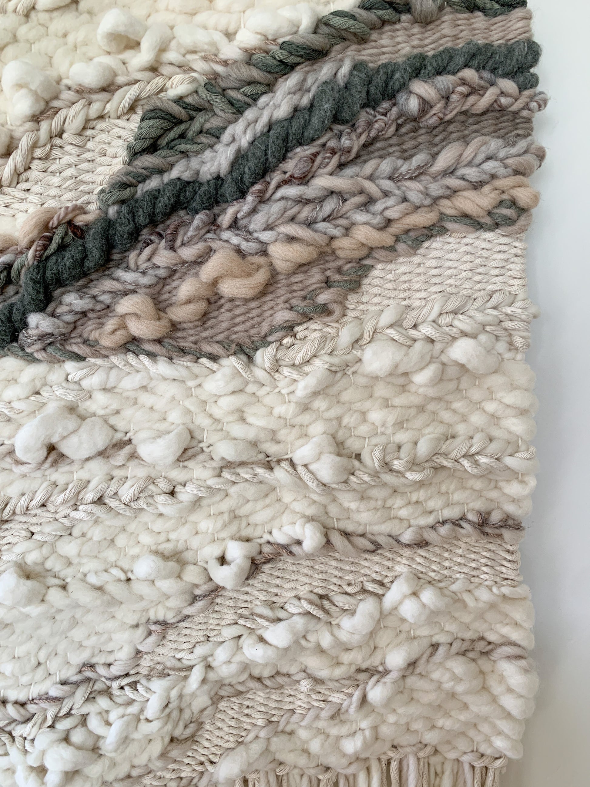 Woven canvas of sustainable materials, offering depth and natural harmony to curated interiors.
Invoking feelings of piece and contentment.